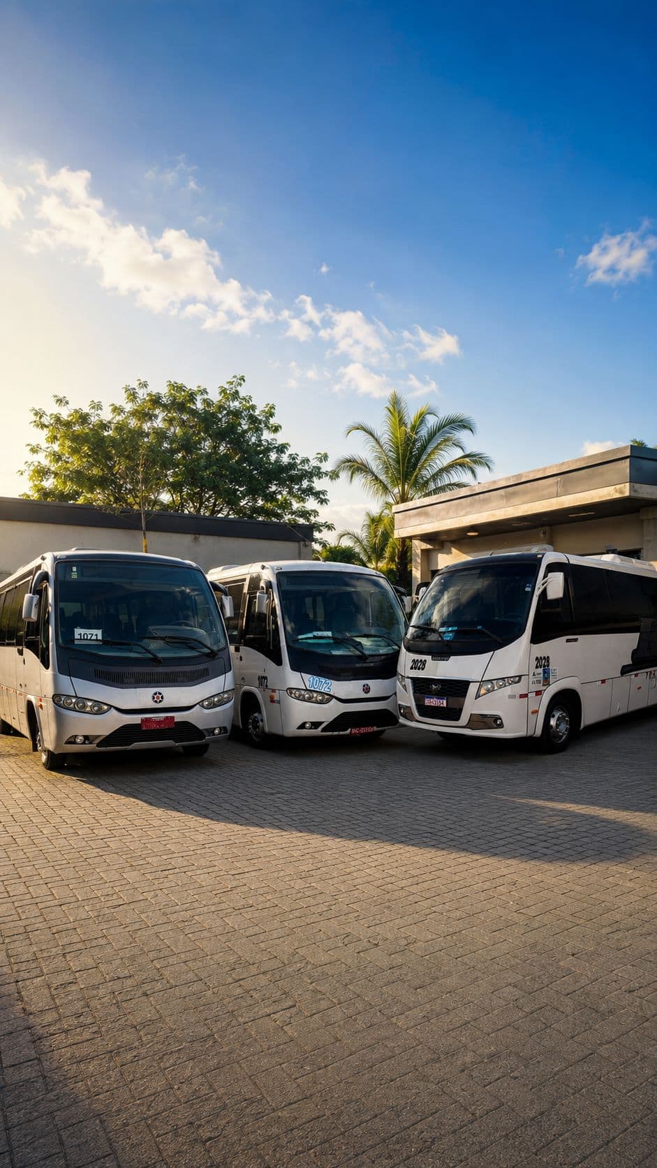 Micro-ônibus para transporte de colaboradores